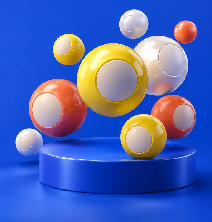 Lottobollar i gult, korall och vitt – Lotto onsdag resultat